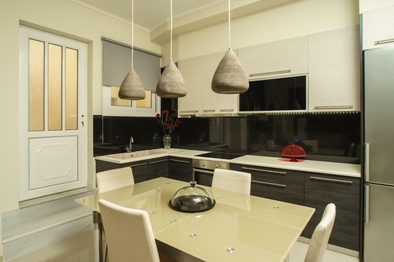 Glaros Beach Apartment Kato Daratso Bagian luar foto