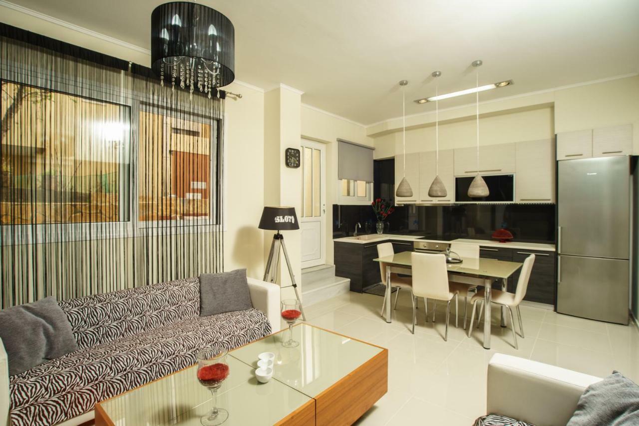 Glaros Beach Apartment Kato Daratso Bagian luar foto